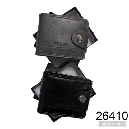Imagen de BILLETERA BOSSI HOMBRE NEGRO/GRIS  5.26